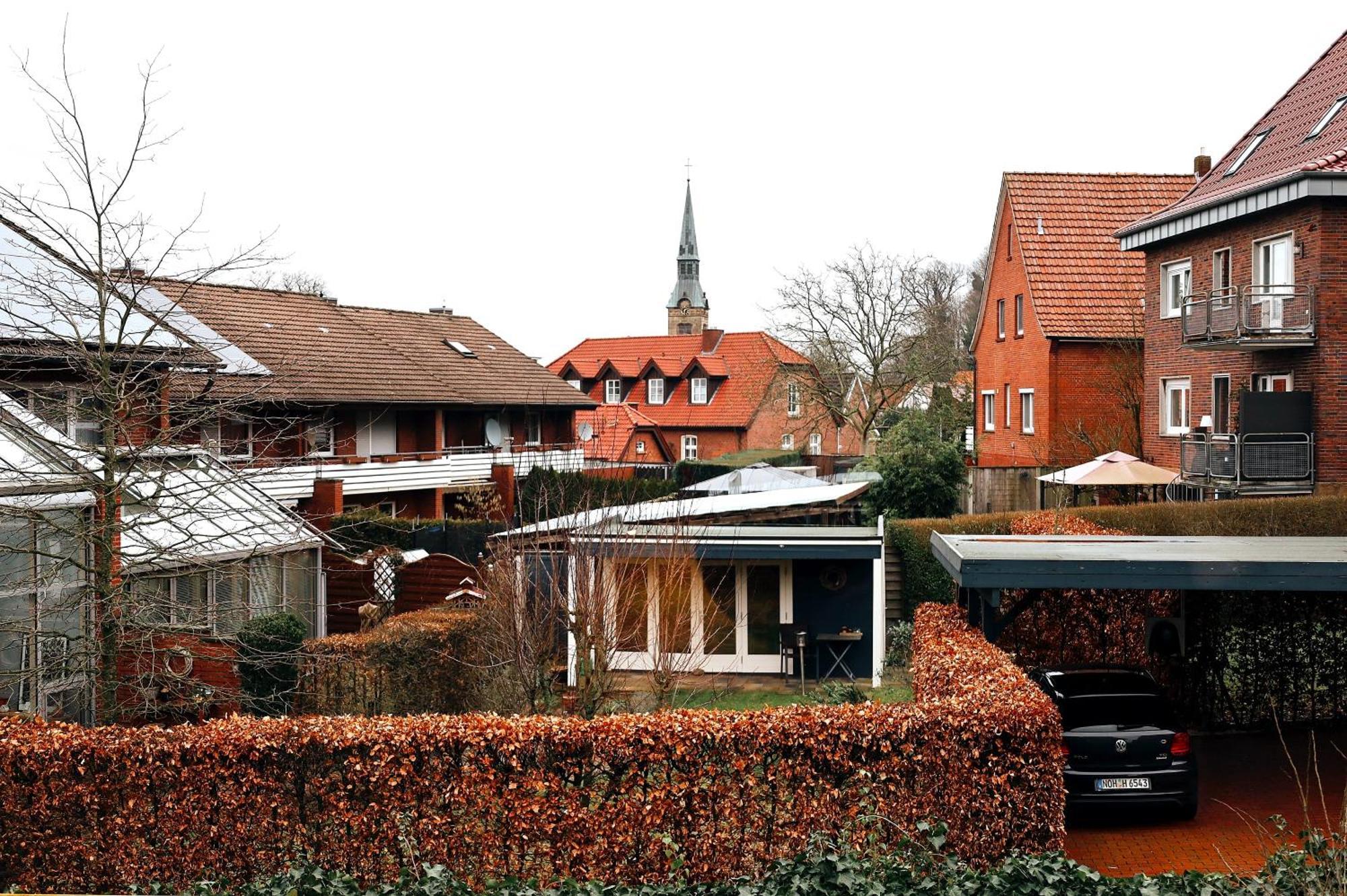 Zur Burg Apartment Bad Bentheim Bagian luar foto